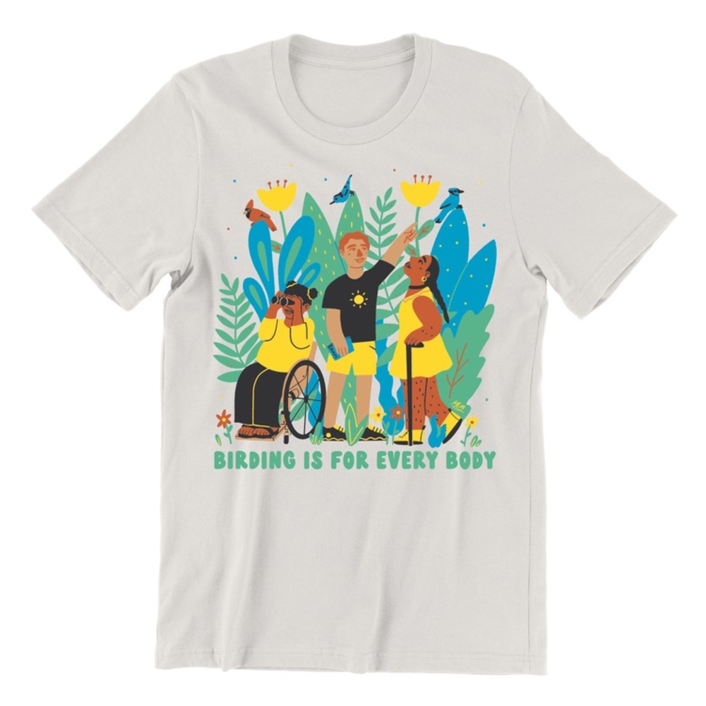 Bird Collective - “Birding Is For Every Body” Short Sleeve T-Shirt - Unisex: 2XL